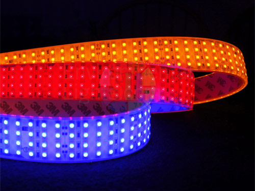 Quad Row Super Bright Series DC24V 3528SMD 2400LEDs Flexible LED Strip Lights, Nanometer Waterproof, 16.4ft Per Reel By Sale Quad Row Super Bright Series DC24V 3528SMD 2400LEDs Flexible LED Strip Lights, Nanometer Waterproof, 16.4ft Per Reel By Sale